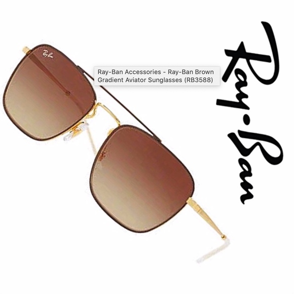 Ray-Ban Accessories - PRICE DROP!! RAY BAN GRADIENT AVIATOR RB3588